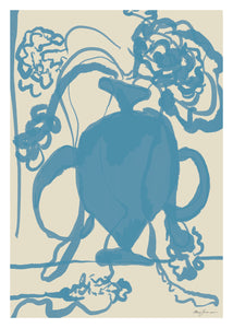 Plakát Dahlia Bleu by Anna Johansson