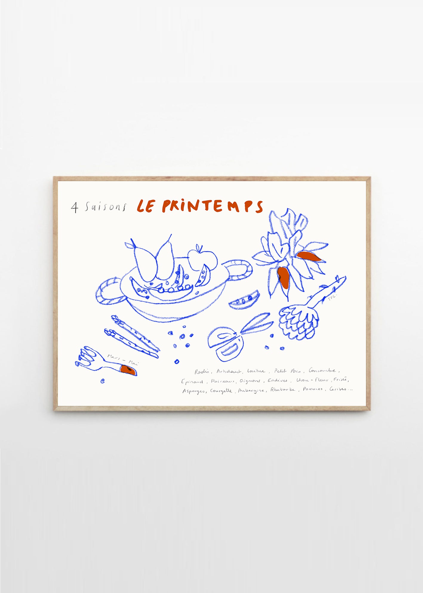 Plakát Le Printemps by Another Art Project