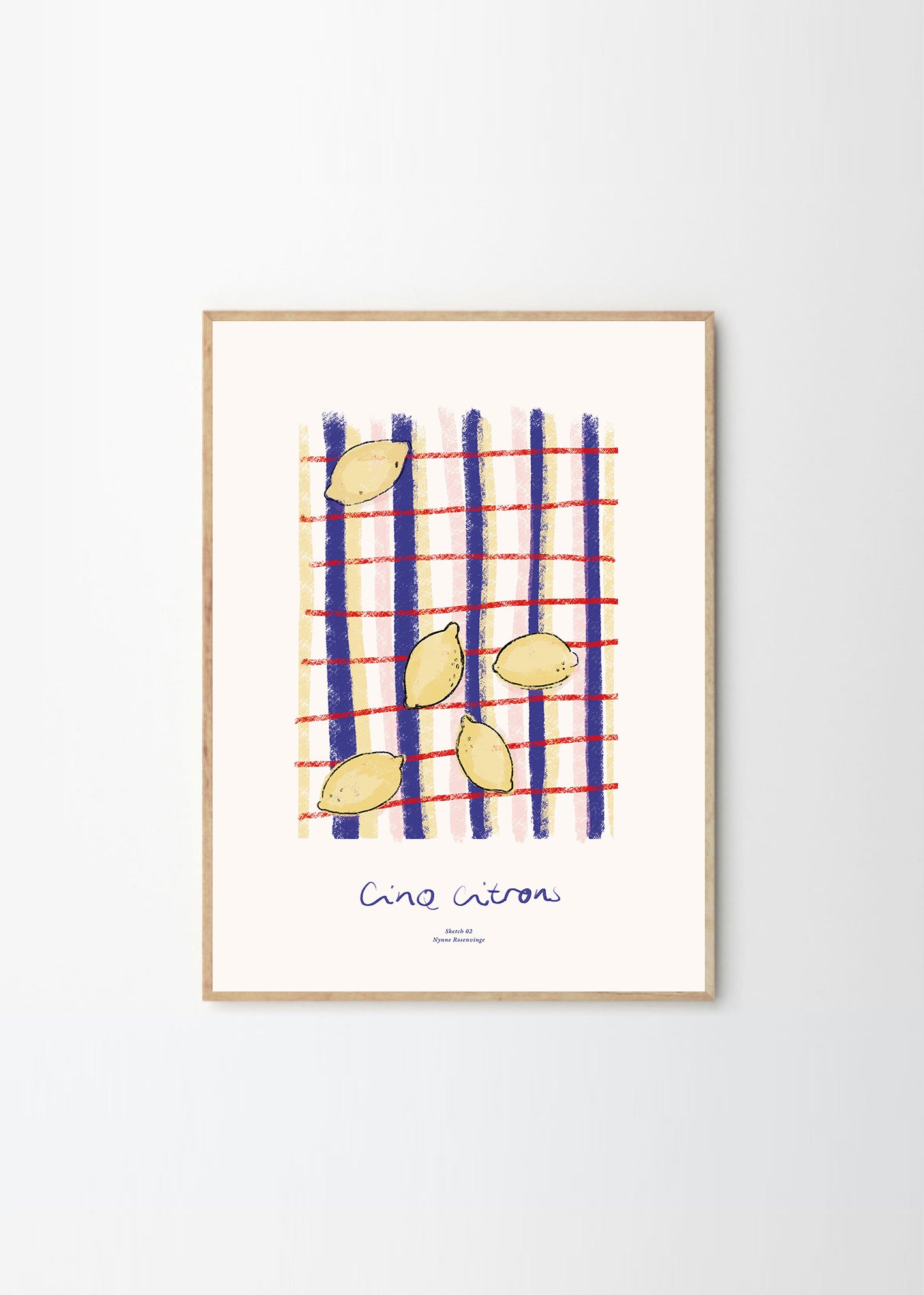 Plakát Cinq Citrons by Nynne Rosenvinge
