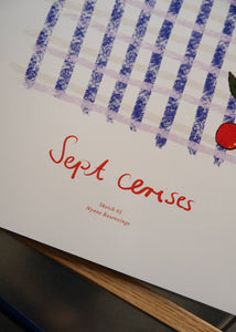 Plakát Sept Cerises by Nynne Rosenvinge