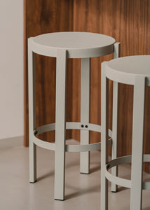 Barová stolička Doon 65cm kovová Pebble Grey šedá