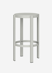 Barová stolička Doon 65cm kovová Pebble Grey šedá