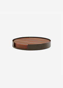Silikonové podtácky se stojánkem Oka 6 ks Choco čokoládový