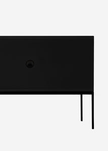 Met Media TV stolek 160cm černá matná