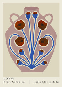 Plakát Vase 05 by Carla Llanos