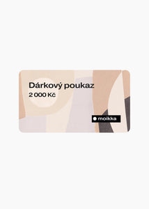 Moikka Dárkový poukaz elektronický 2 000 Kč
