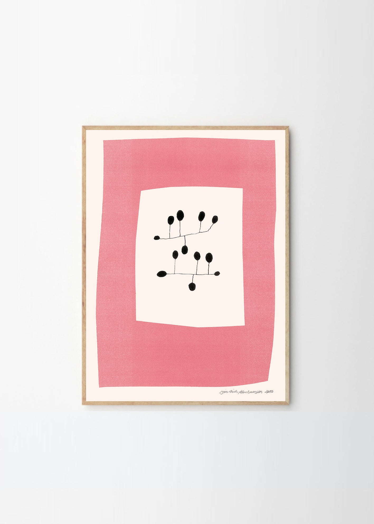 Plakát Pink Surrender by Leise Dich Abrahamsen