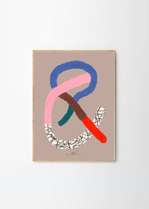 Plakát Abstract Typography by Matías Larrain
