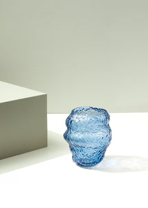Strukturální váza Aurora modrá 18cm