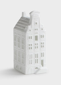 Domečky Amsterdam na čajovou svíčku porcelánové sada 3ks