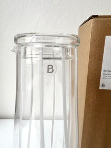 Skleněná karafa na vodu Stripe 800ml