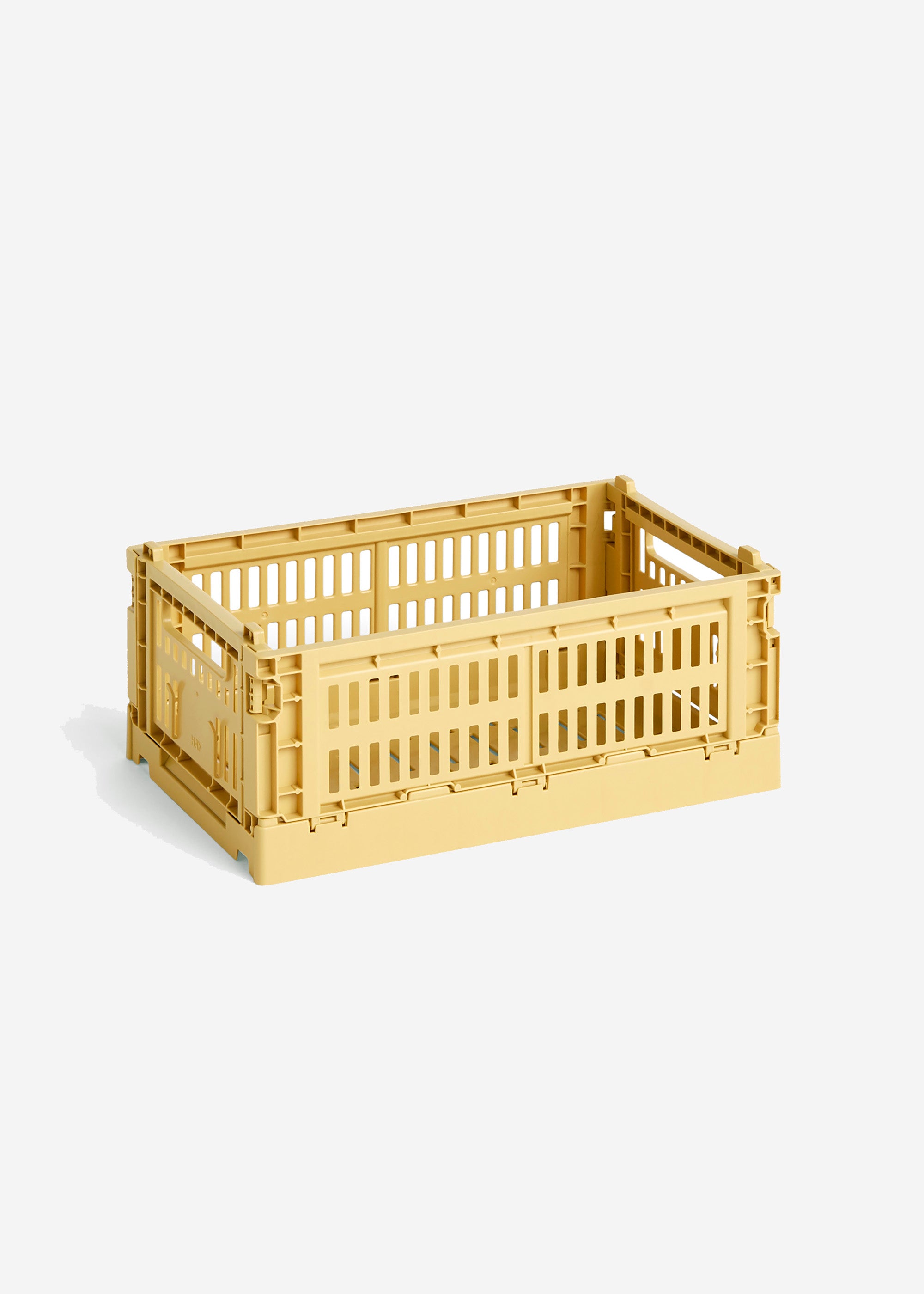 Úložný box Color Crate S skládací přepravka žlutá golden yellow