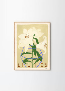 Plakát Lilies by Carla Llanos