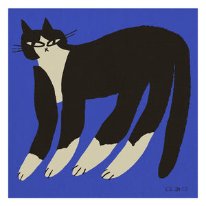 Plakát Cat in Blue by Enikő Katalin Eged
