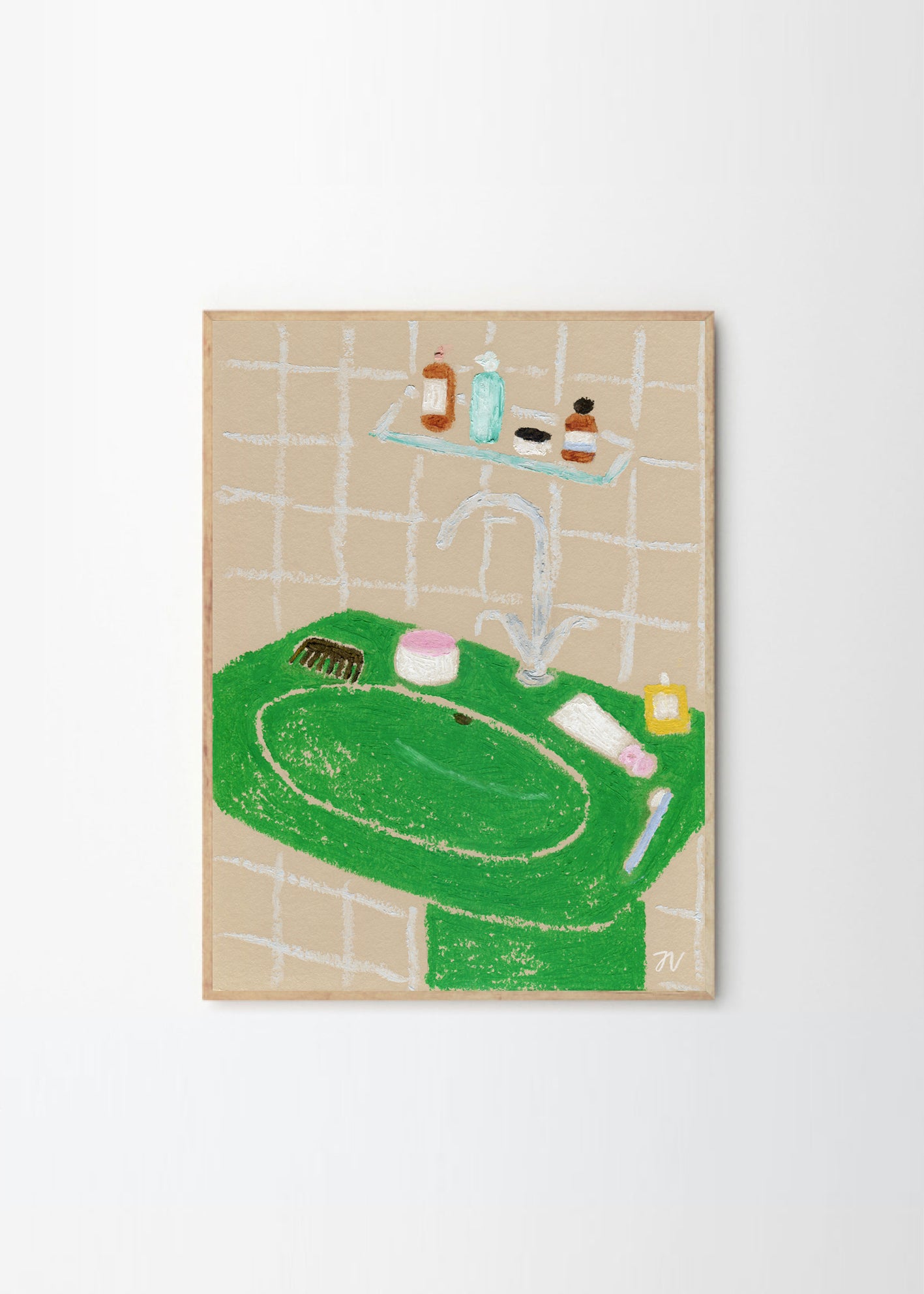 Plakát Bathroom Rituals by Isabelle Vandeplassche