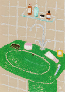 Plakát Bathroom Rituals by Isabelle Vandeplassche