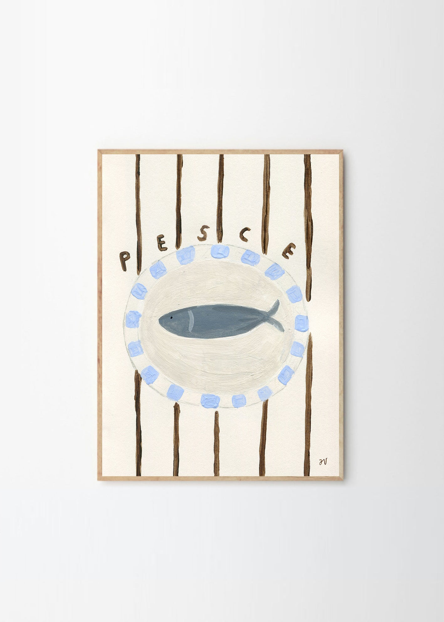 Plakát Pesce by Isabelle Vandeplassche