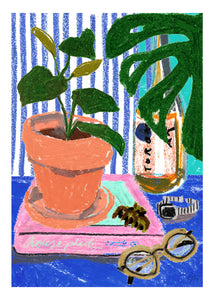 Plakát Pastel Plants by Laura Page