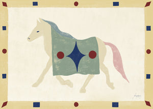Plakát Horse Geometri by Lucrecia Rey Caro