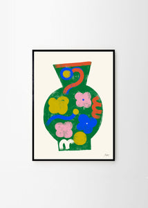 Plakát Summer Vase 01 by Lucrecia Rey Caro