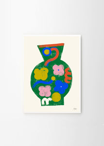 Plakát Summer Vase 01 by Lucrecia Rey Caro
