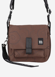 Kabelka Mini Messenger Piirto Unikko hnědá