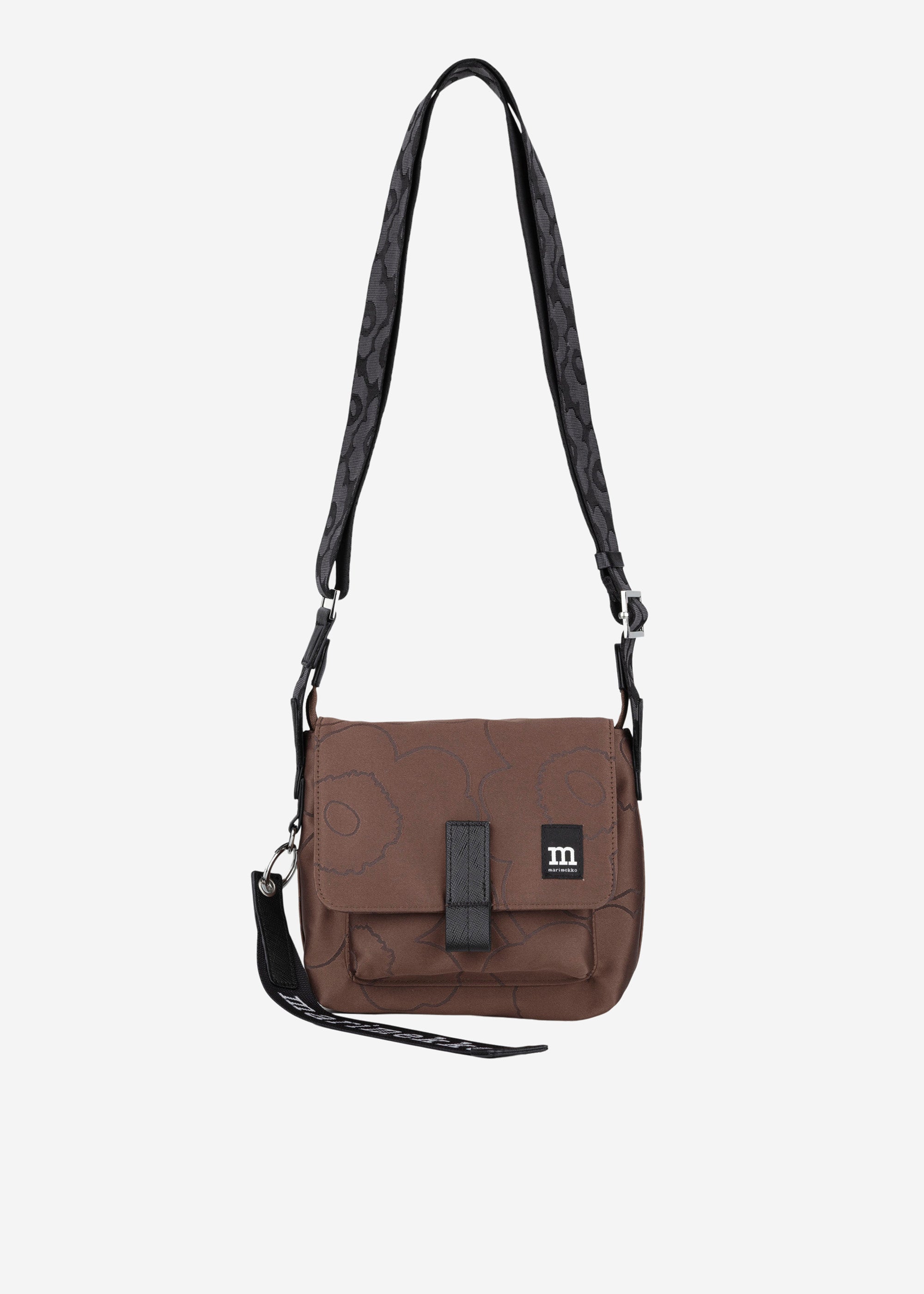 Kabelka Mini Messenger Piirto Unikko hnědá