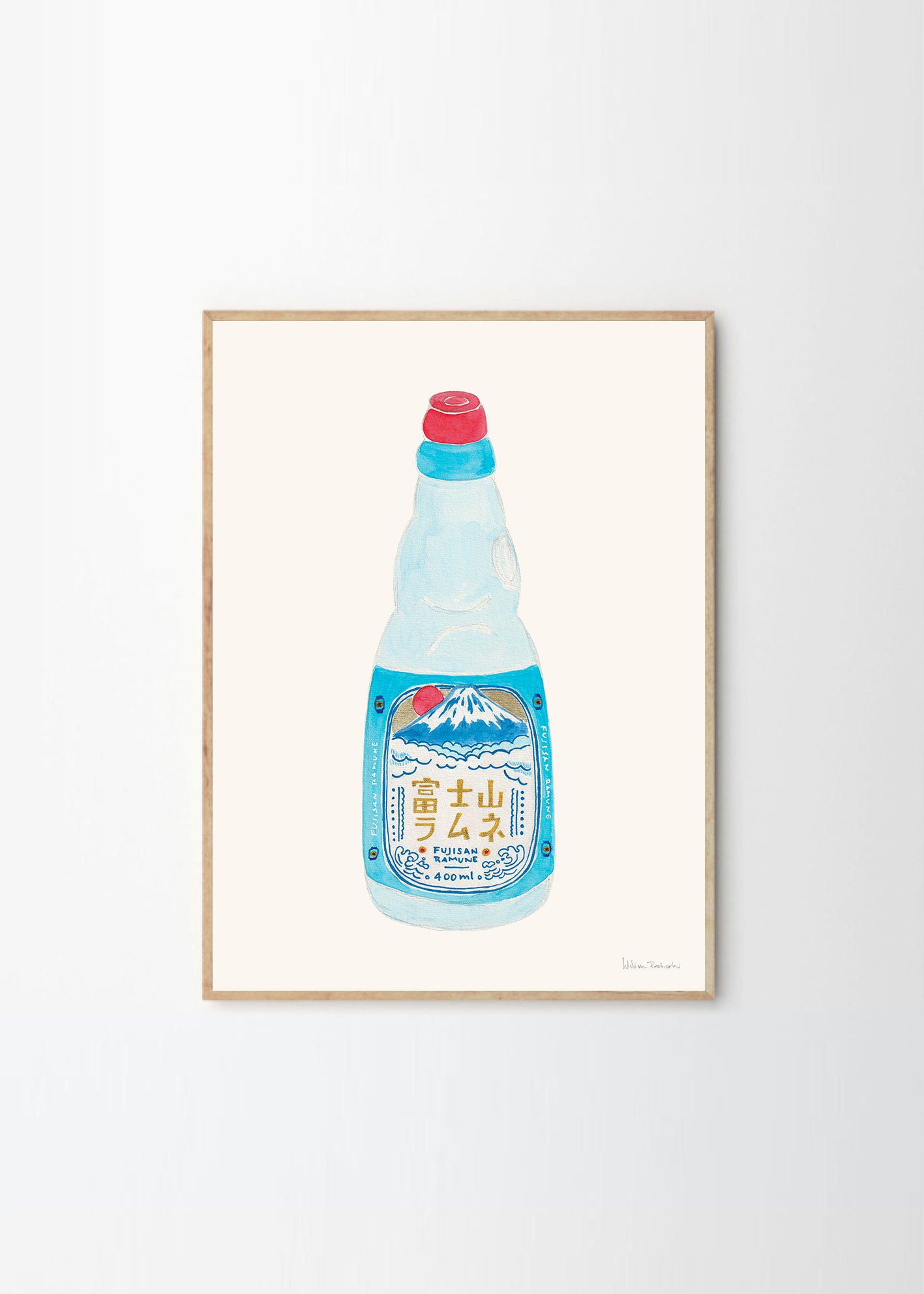 Plakát Fujisan Ramune by Melina Pecharki
