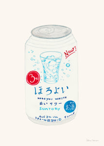 Plakát Suntory Horoyoi White Can by Melina Pecharki