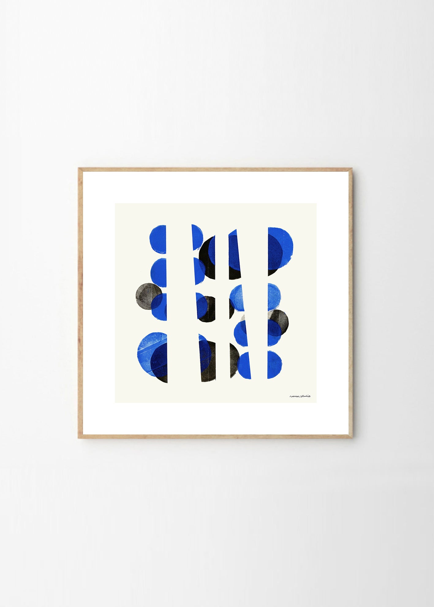 Plakát Bleu à part 01 by Nomen Studio