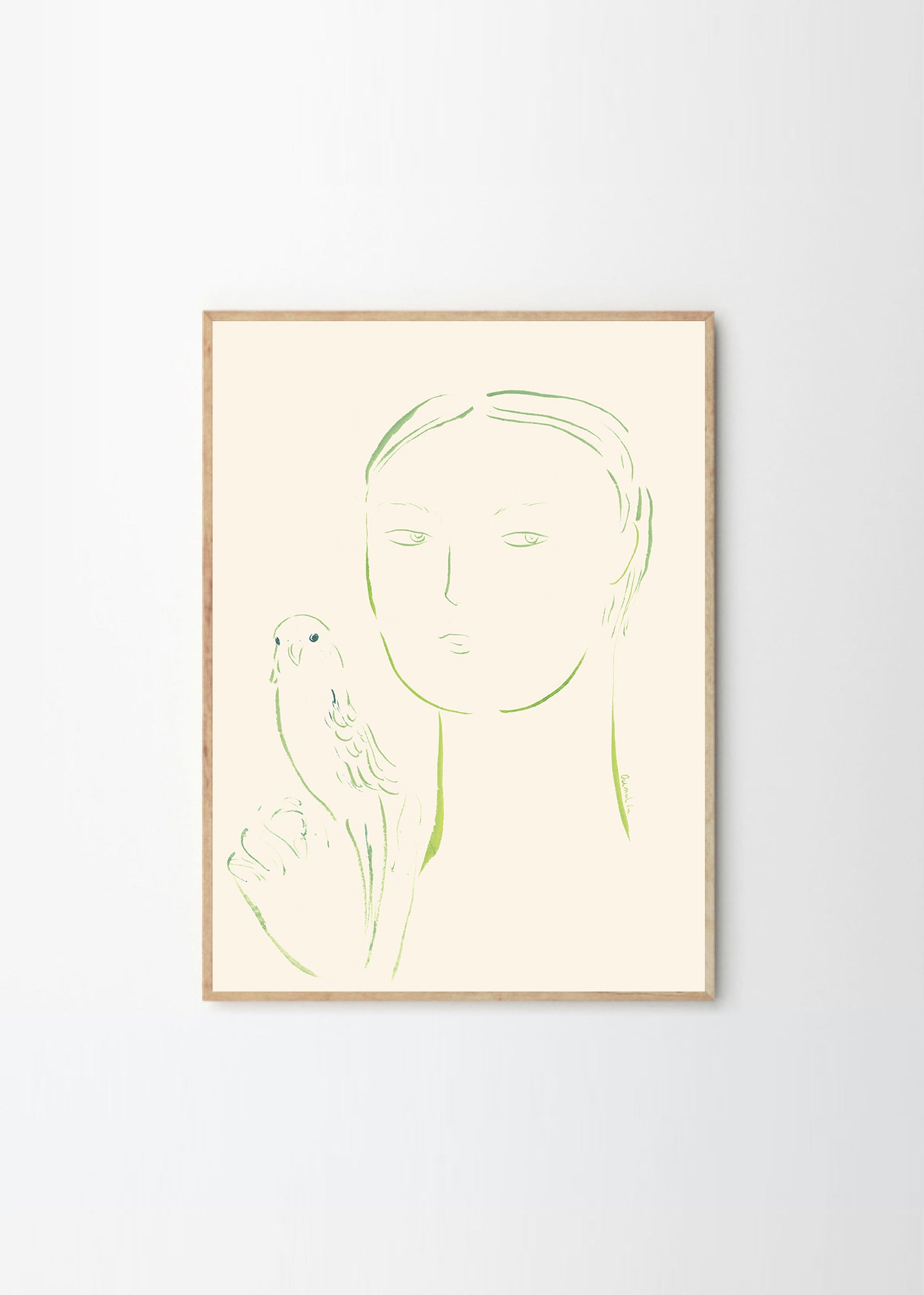 Plakát Boy and Parrot 02 by Oamul