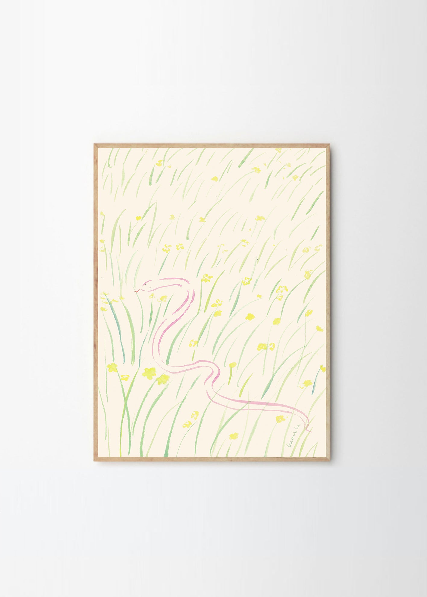Plakát Daffodils and Snake by Oamul