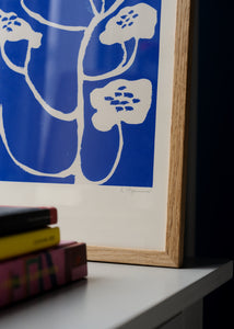 Plakát Blue Flower by Rosie McGuinness