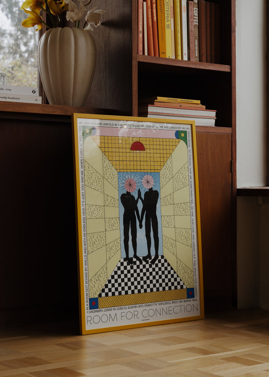 Plakát Room for Connection by Signe Bagger – Moikka