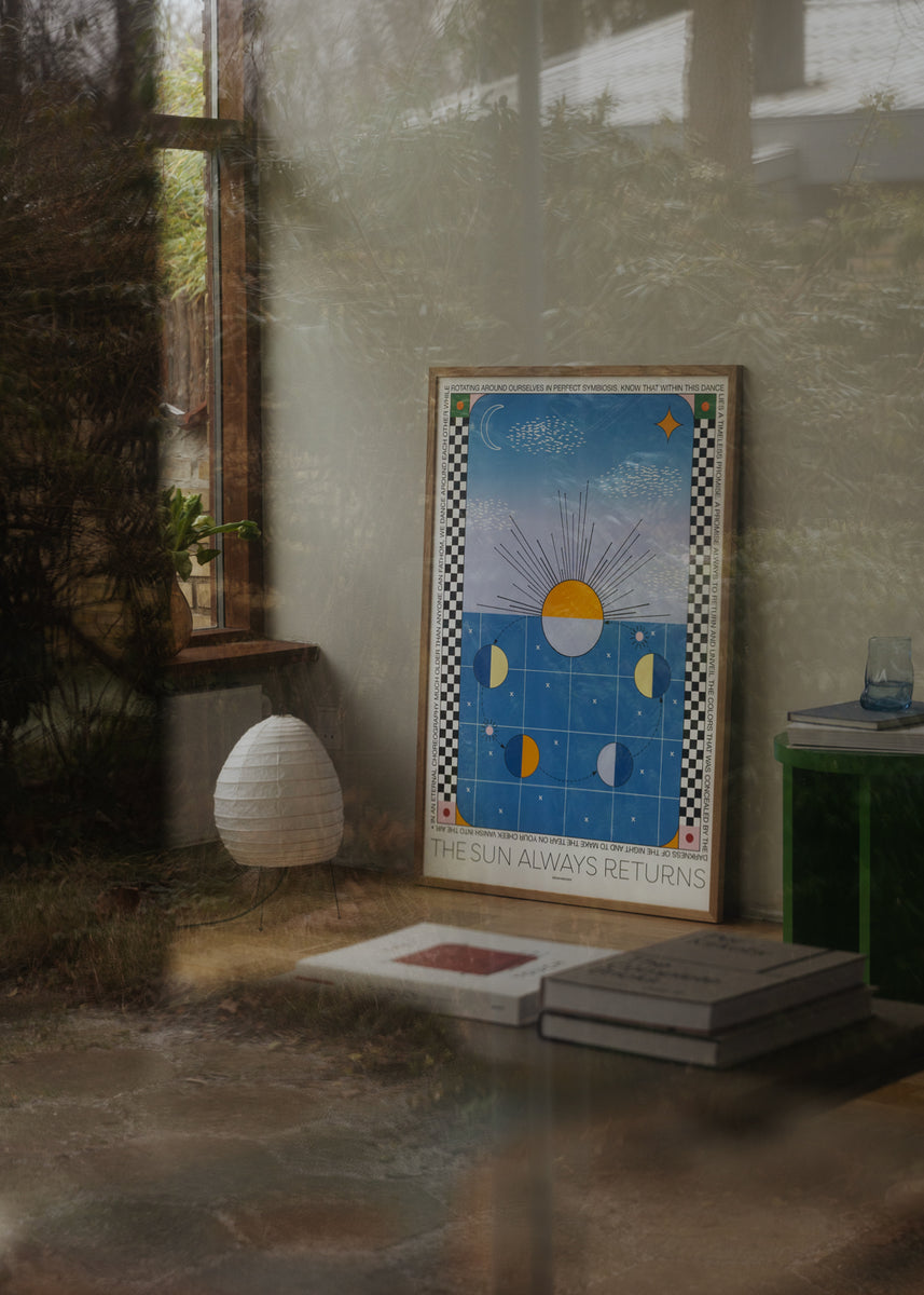Plakát The Sun Always Returns by Signe Bagger – Moikka