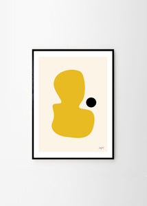 Plakát Yellow Stain by Sofia Freixas