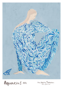 Plakát Aquarius by Sofia Lind