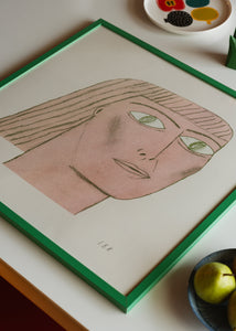 Plakát Green Lady by Stine Belden Røed