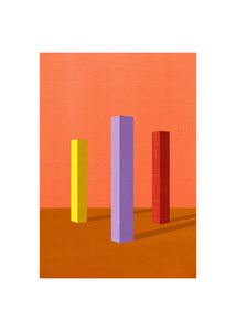Plakát Colour Trio by Teklan