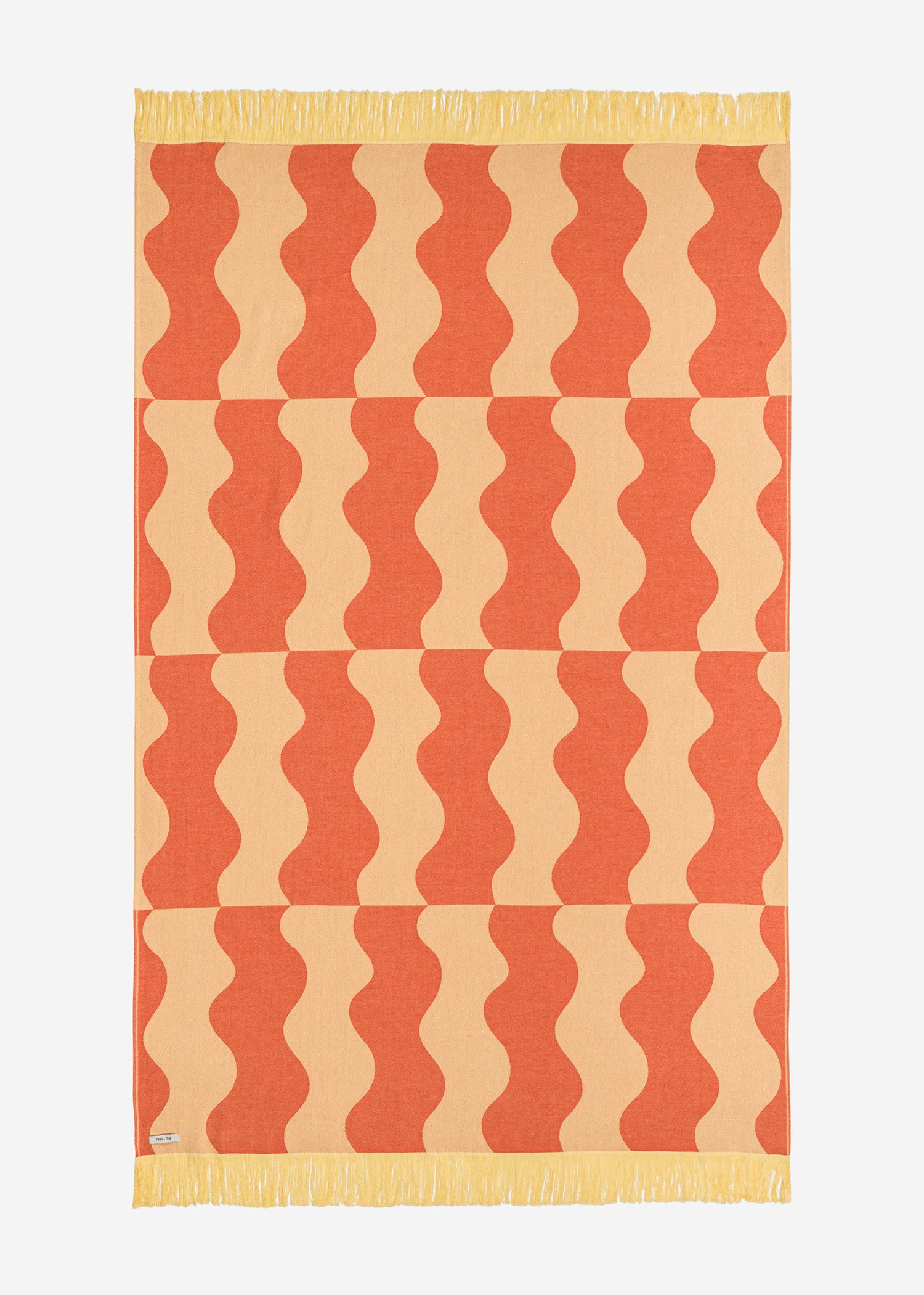 Plážová osuška Nugo velká 100x160cm oranžová