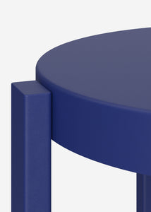 Barová stolička Doon 65cm kovová Blueberry pie modrá