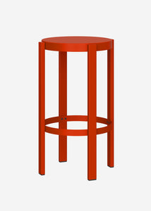 Barová stolička Doon 65cm kovová Tomato red červená