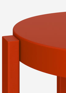 Barová stolička Doon 65cm kovová Tomato red červená