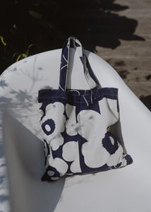 Látková taška Shopper Unikko Kollaasi 60th Anniversary bag 44x43cm