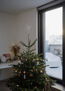 Vánoční hvězda Christmas Topstar špička na stromeček mosazná