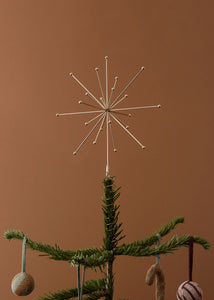Vánoční hvězda Christmas Topstar špička na stromeček mosazná