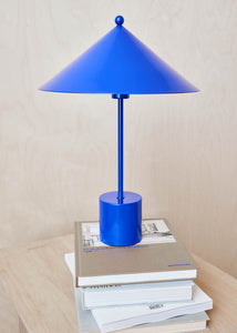 Stolní lampa Kasa modrá