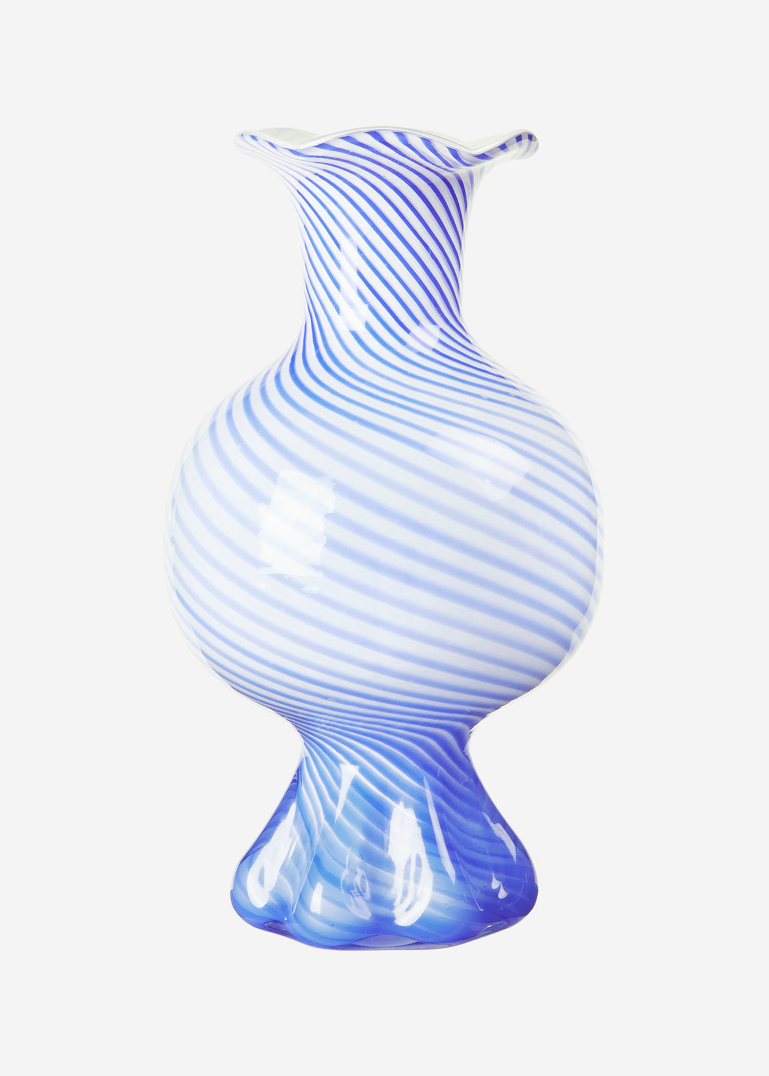 Váza Mella bonbon světle modrá 30cm