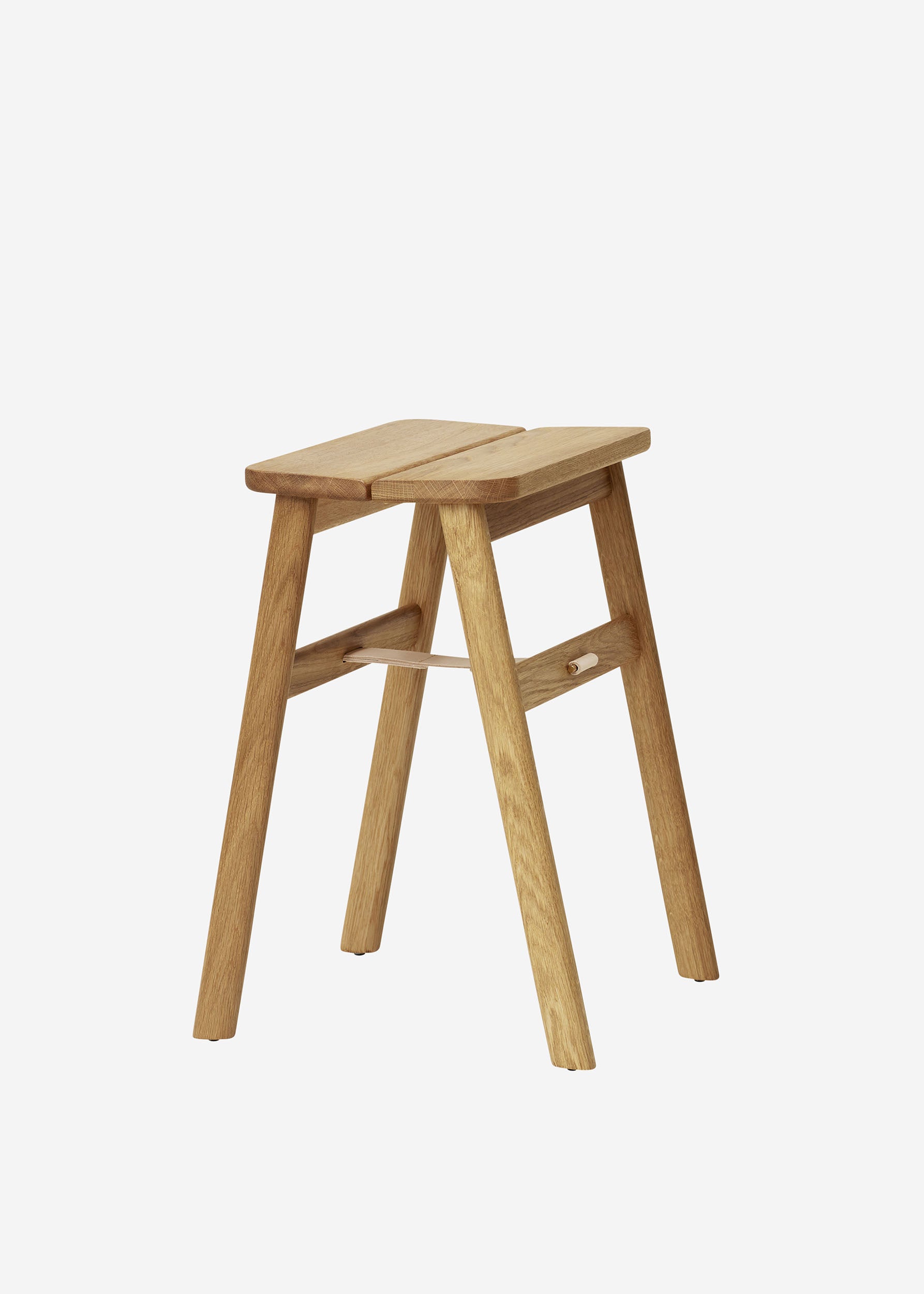Skládací stolička Angle by Herman Studio dubová