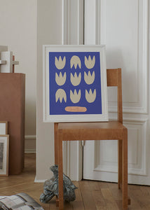Plakát Blue Tulips by Anna Mörner